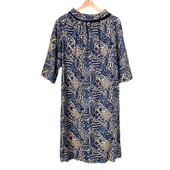 Unmarked Dresses & Skirts - Floral Print 3/4 Sleeve Round Neck Midi A-Line Dress